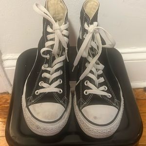 Black Converse Hightop Sneakers